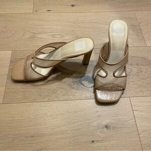 Dolce Vita Tan Mesh Heels